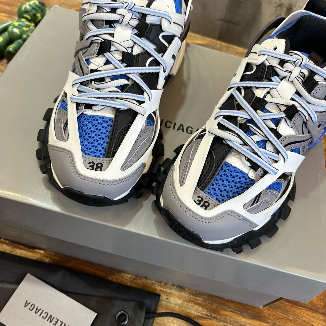 SNEAKERS BALENCIAGA TRACK BLANC BLEU