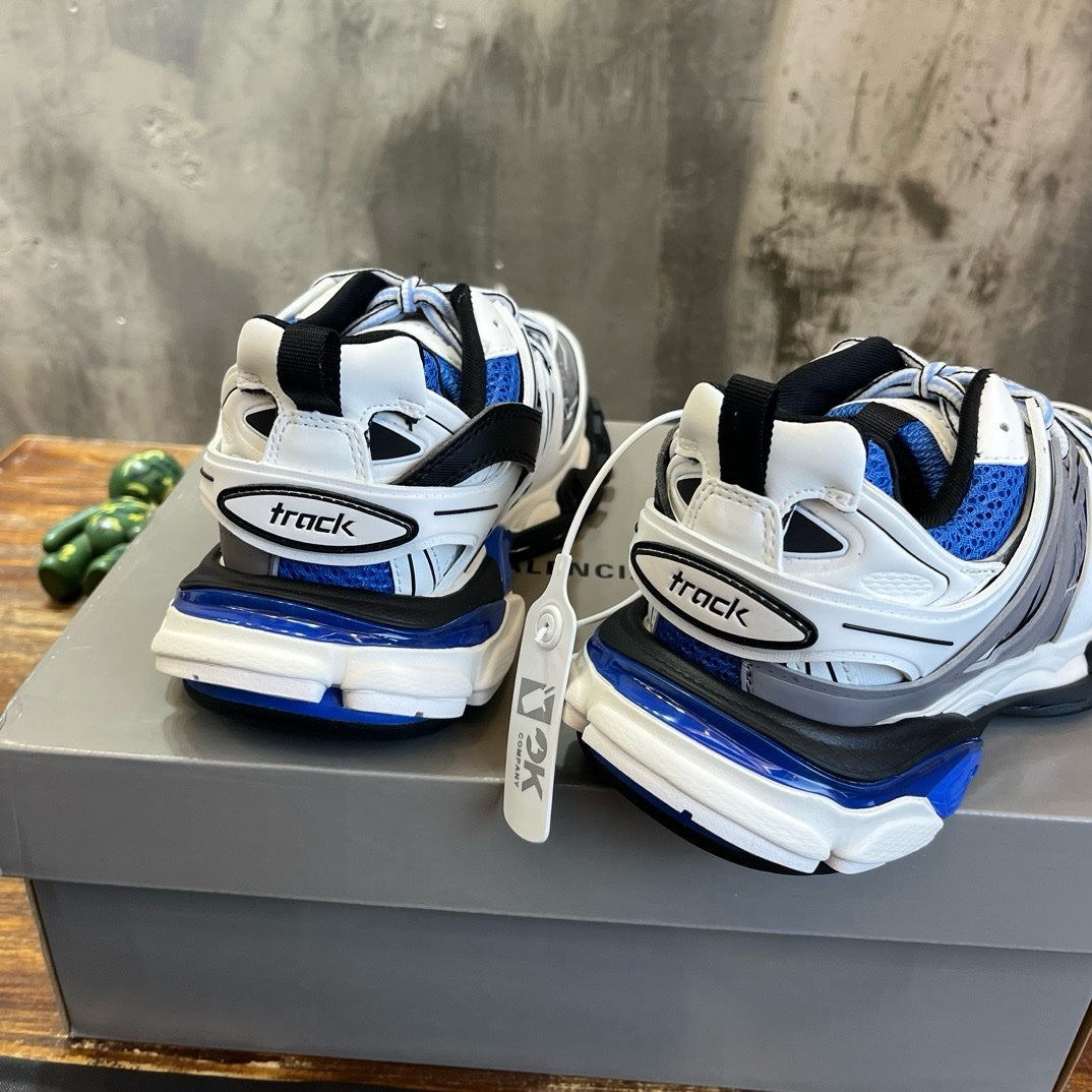 SNEAKERS BALENCIAGA TRACK BLANC BLEU