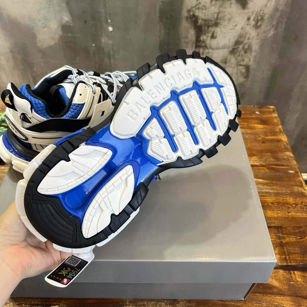 SNEAKERS BALENCIAGA TRACK BLANC BLEU