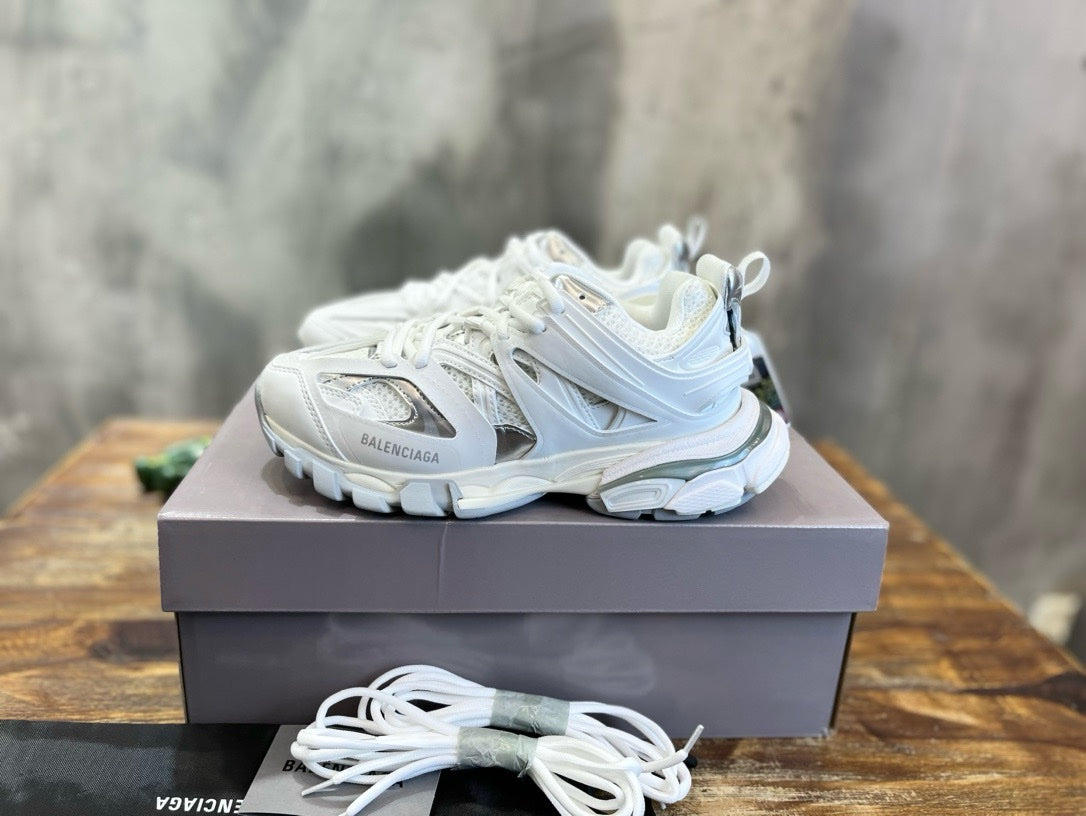 Sneakers Balenciaga Track Blanc Silver