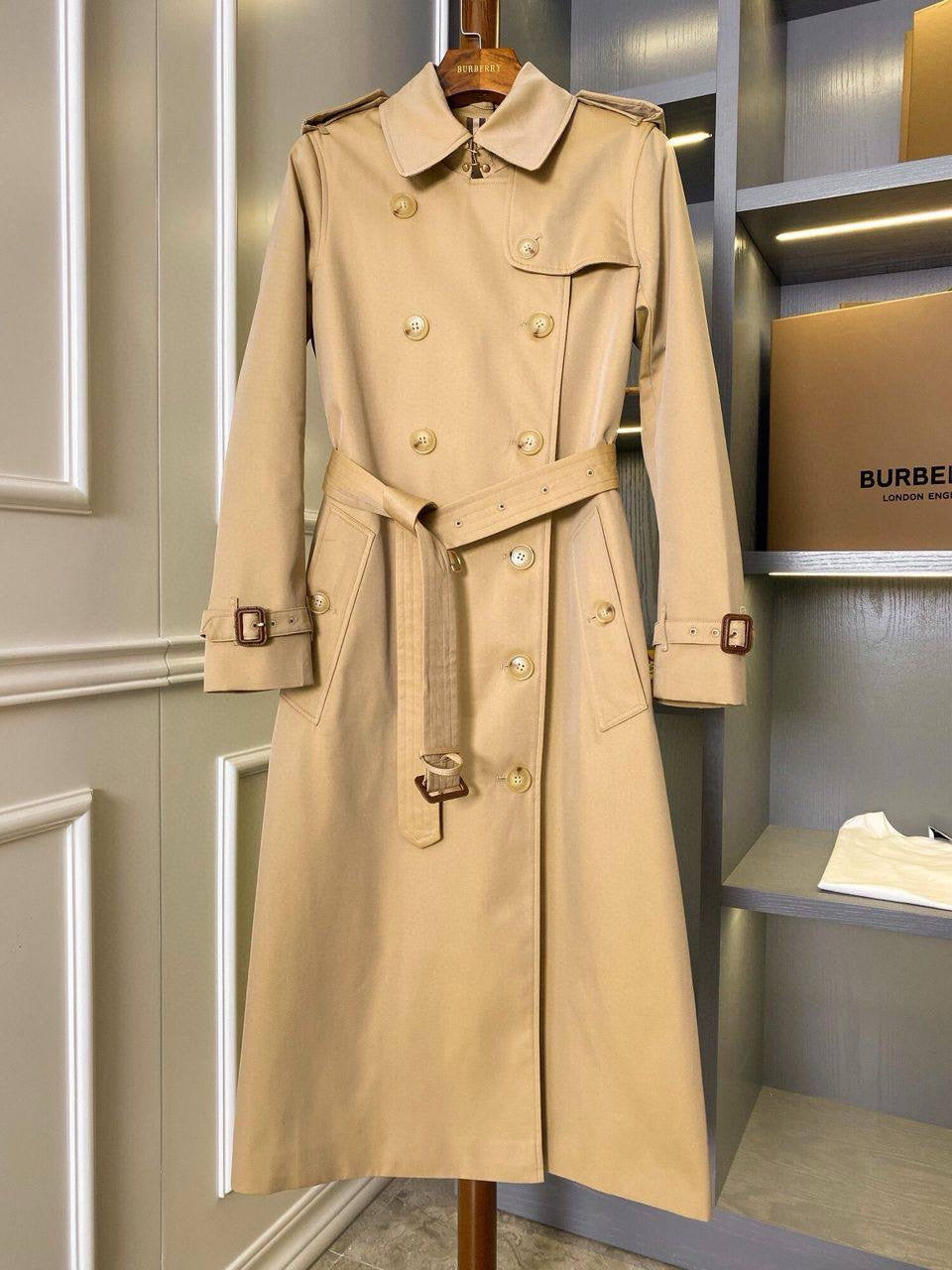 Veste Trench Burberry Beige Femme