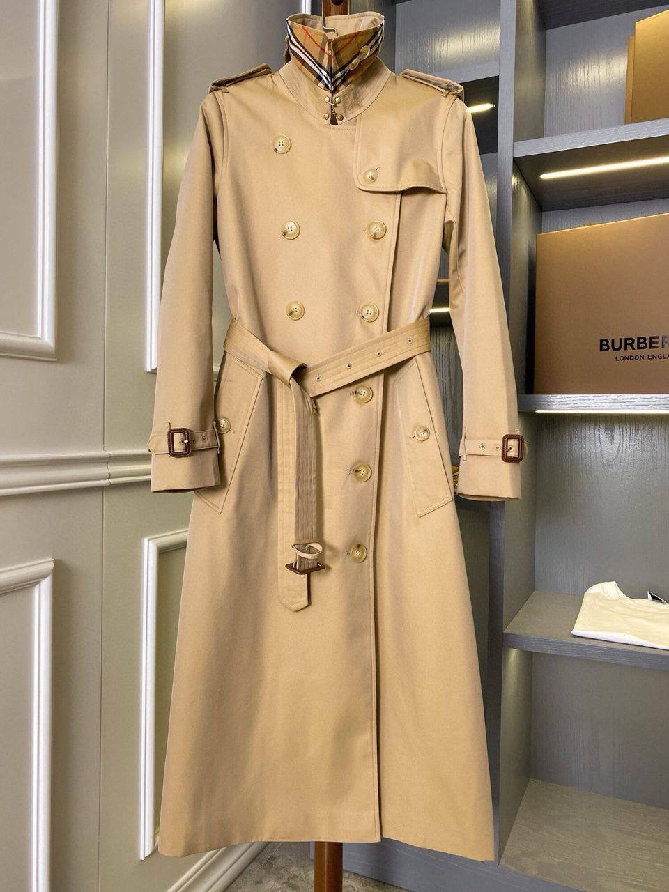 Veste Trench Burberry Beige Femme