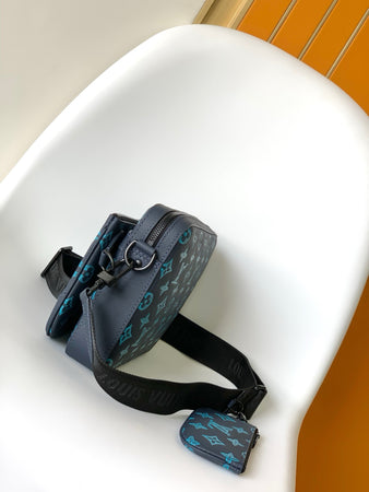 SACOCHE LOUIS VUITTON TRIO MESSENGER BLEU