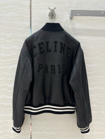 Veste Bomber Céline Noir Femme