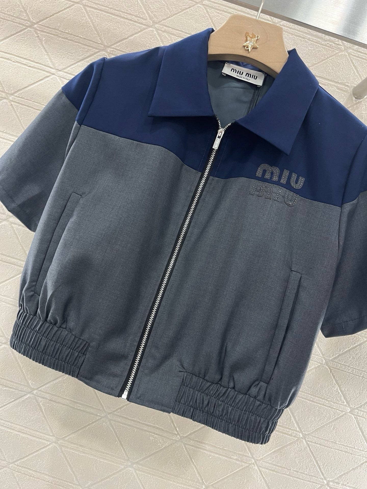 Veste Crop Miu Miu Femme