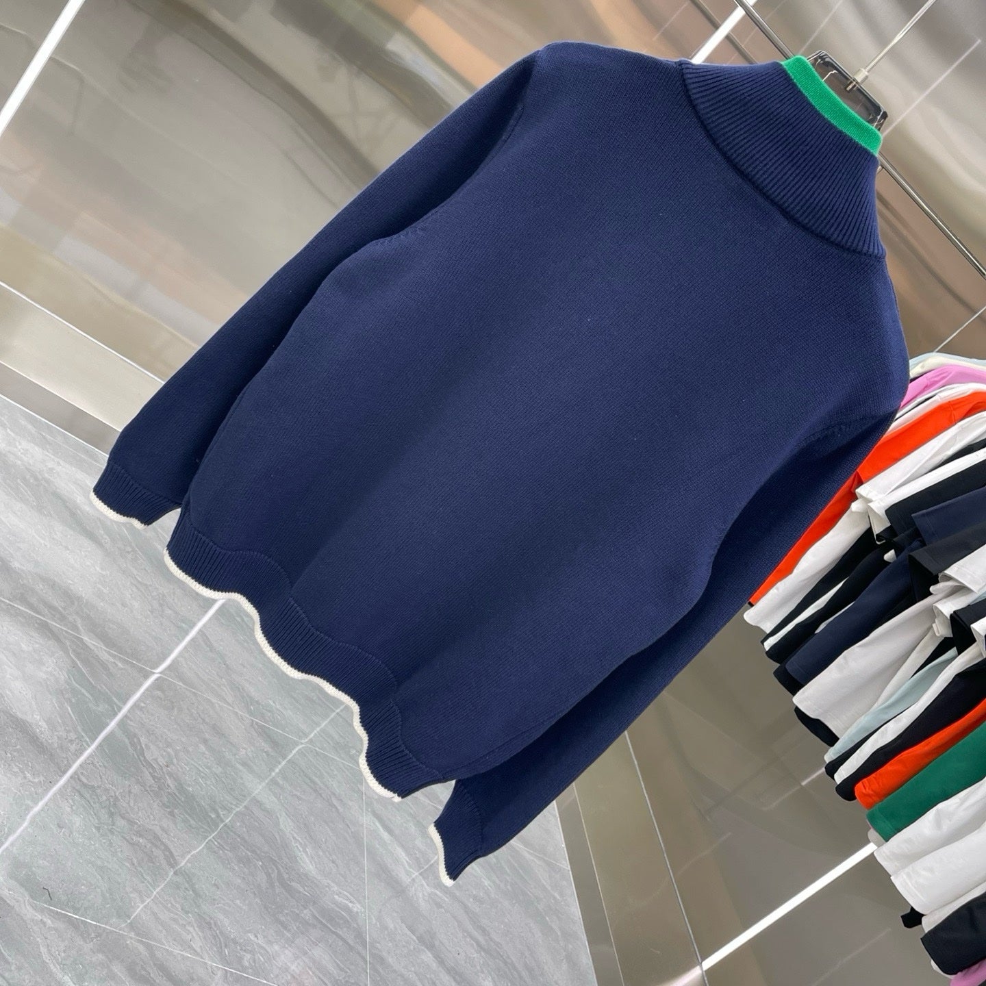 VESTE CASABLANCA BLEU VERT