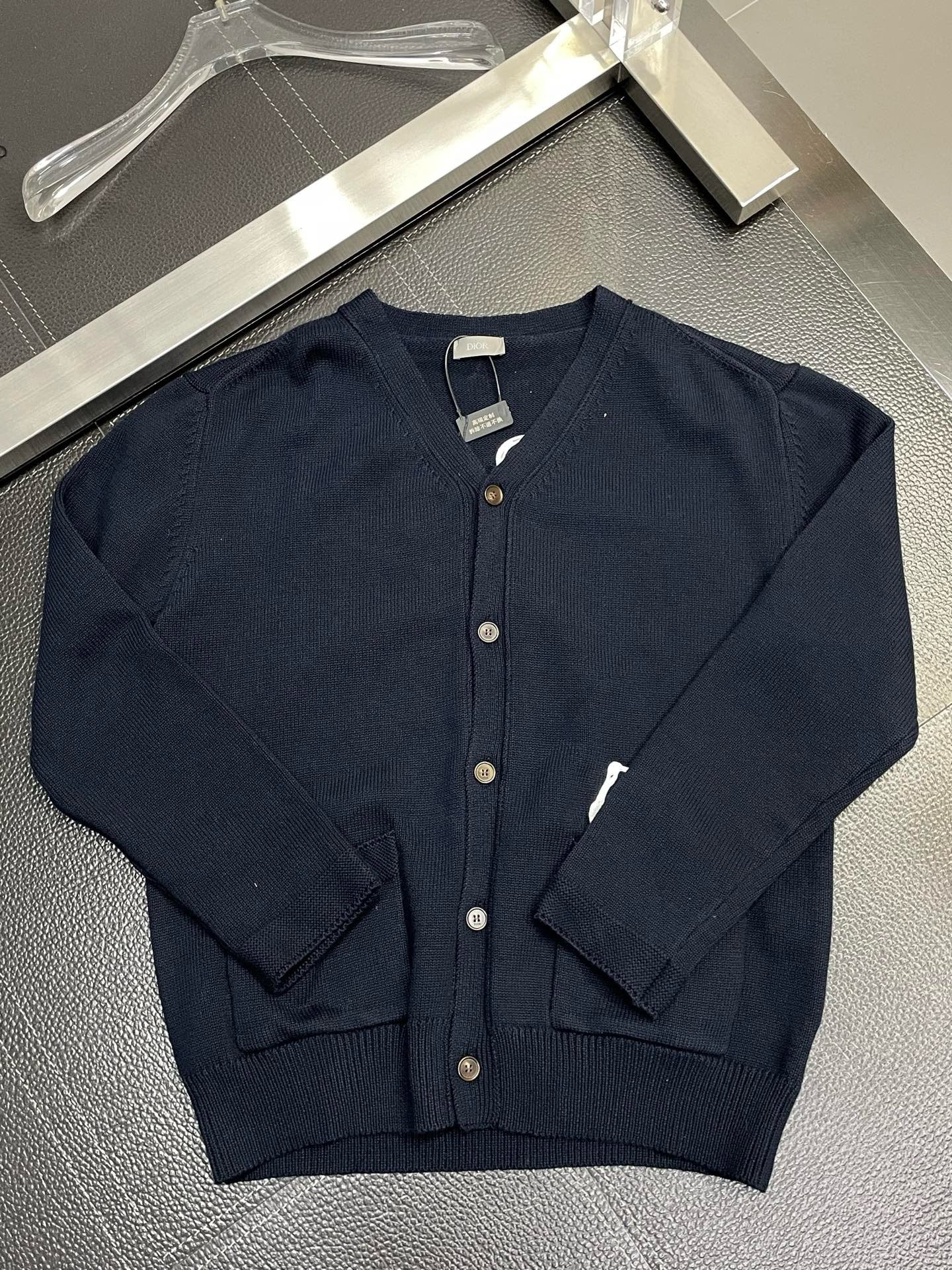 VESTE CARDIGAN BLEU DIOR