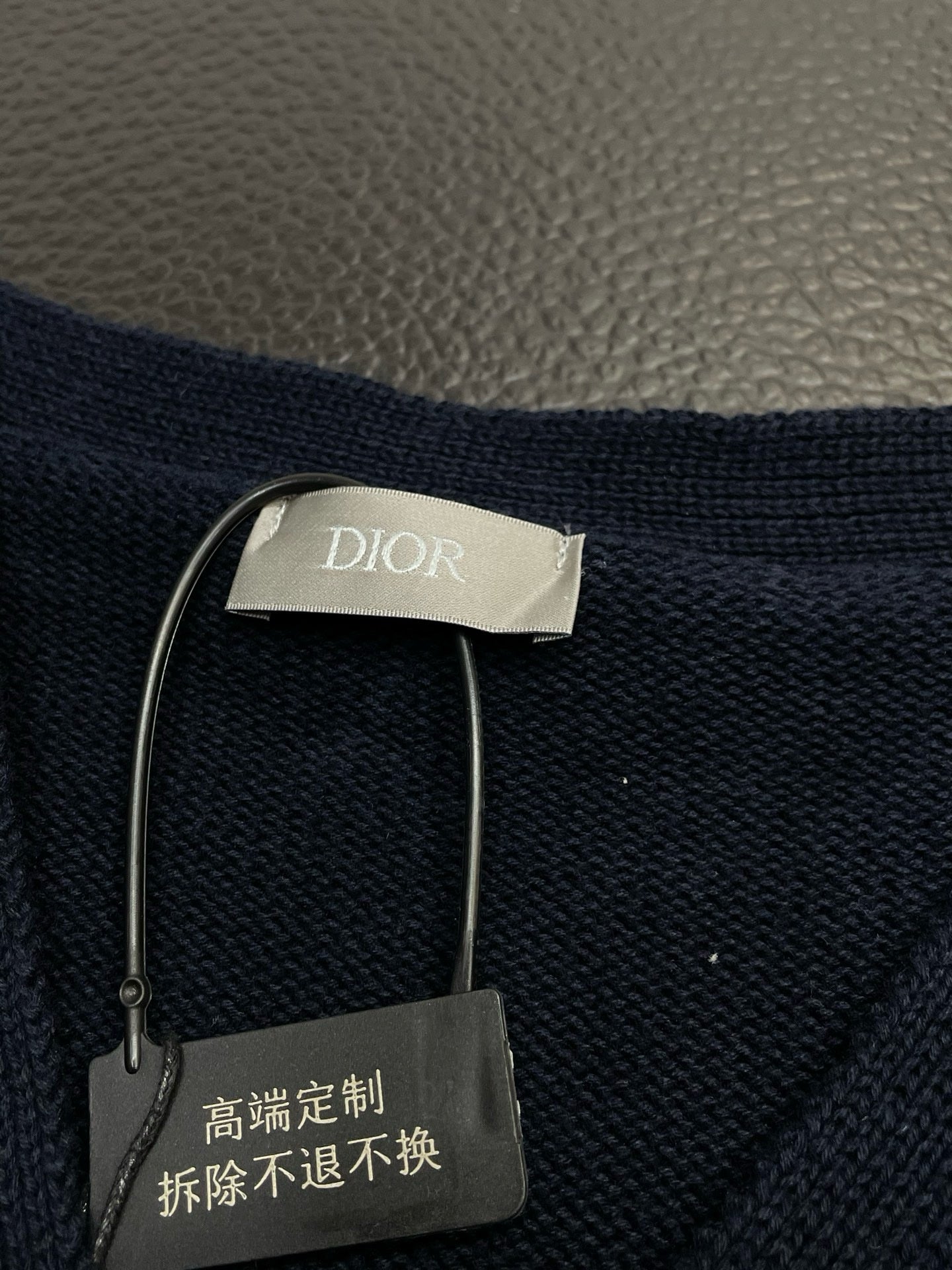 VESTE CARDIGAN BLEU DIOR