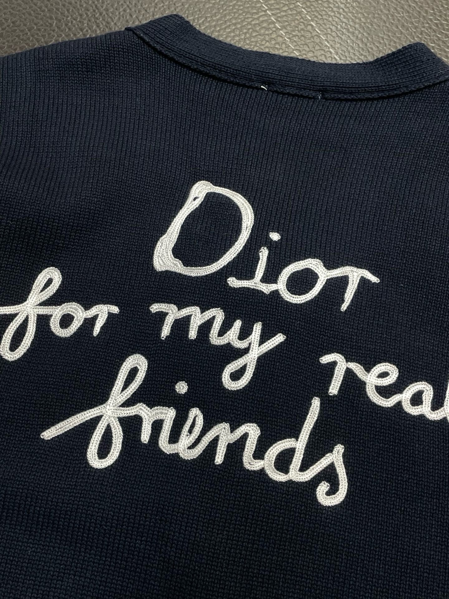 VESTE CARDIGAN BLEU DIOR