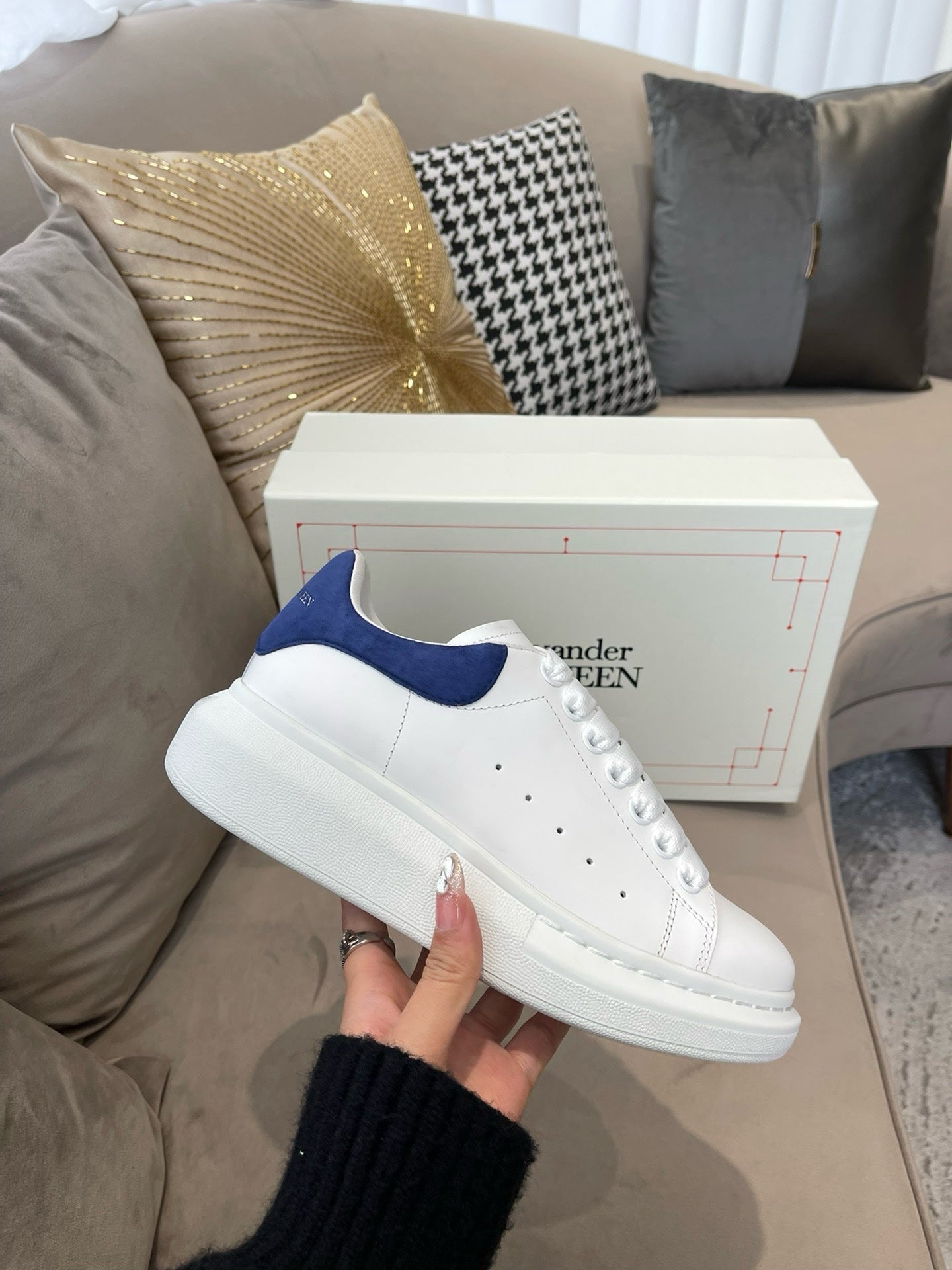SNEAKERS ALEXANDER MCQUEEN BLEU
