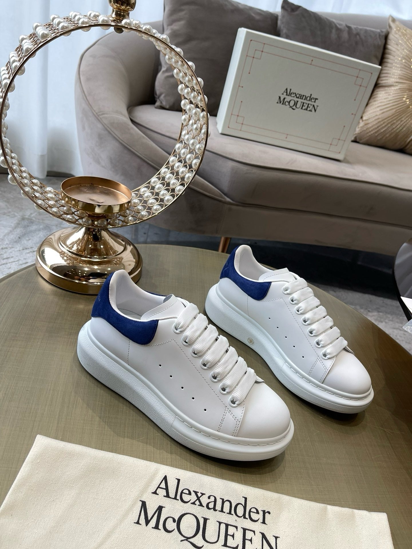 Sneakers Alexander McQueen Bleu