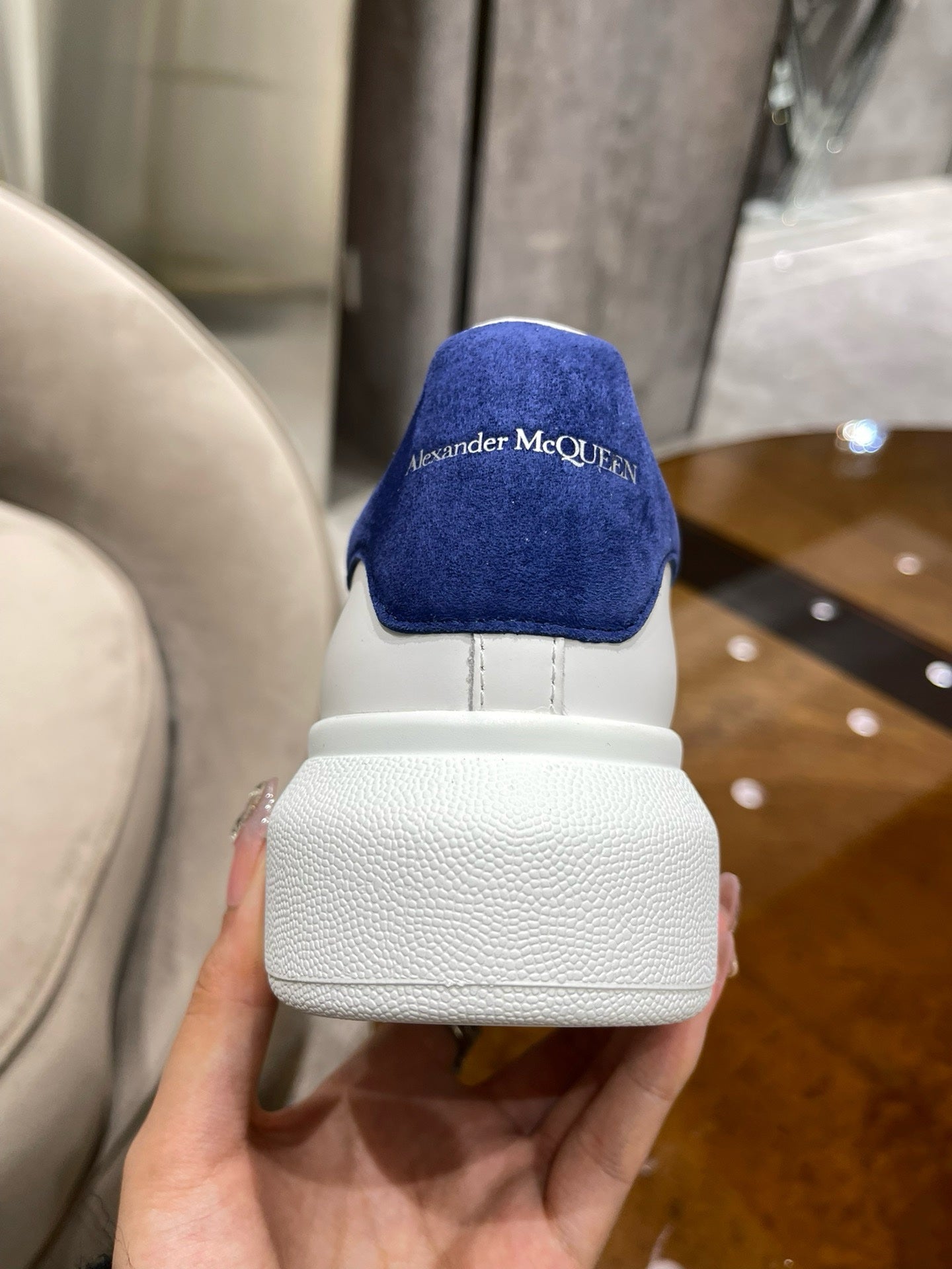 SNEAKERS ALEXANDER MCQUEEN BLEU