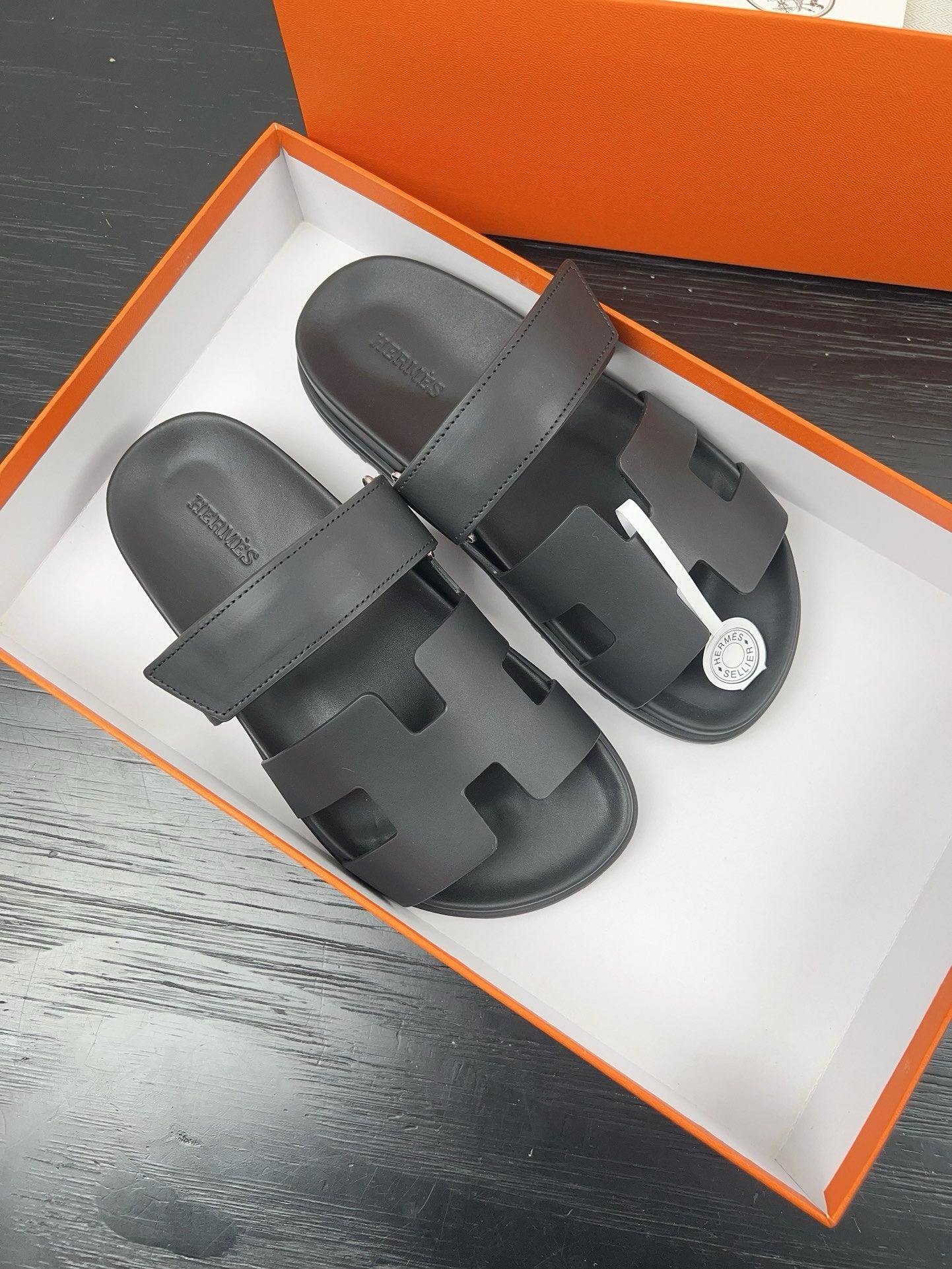 SANDALES HERMES CHYPRE ÉTOUPE HOMME