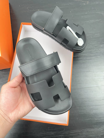 SANDALES HERMES CHYPRE ÉTOUPE HOMME