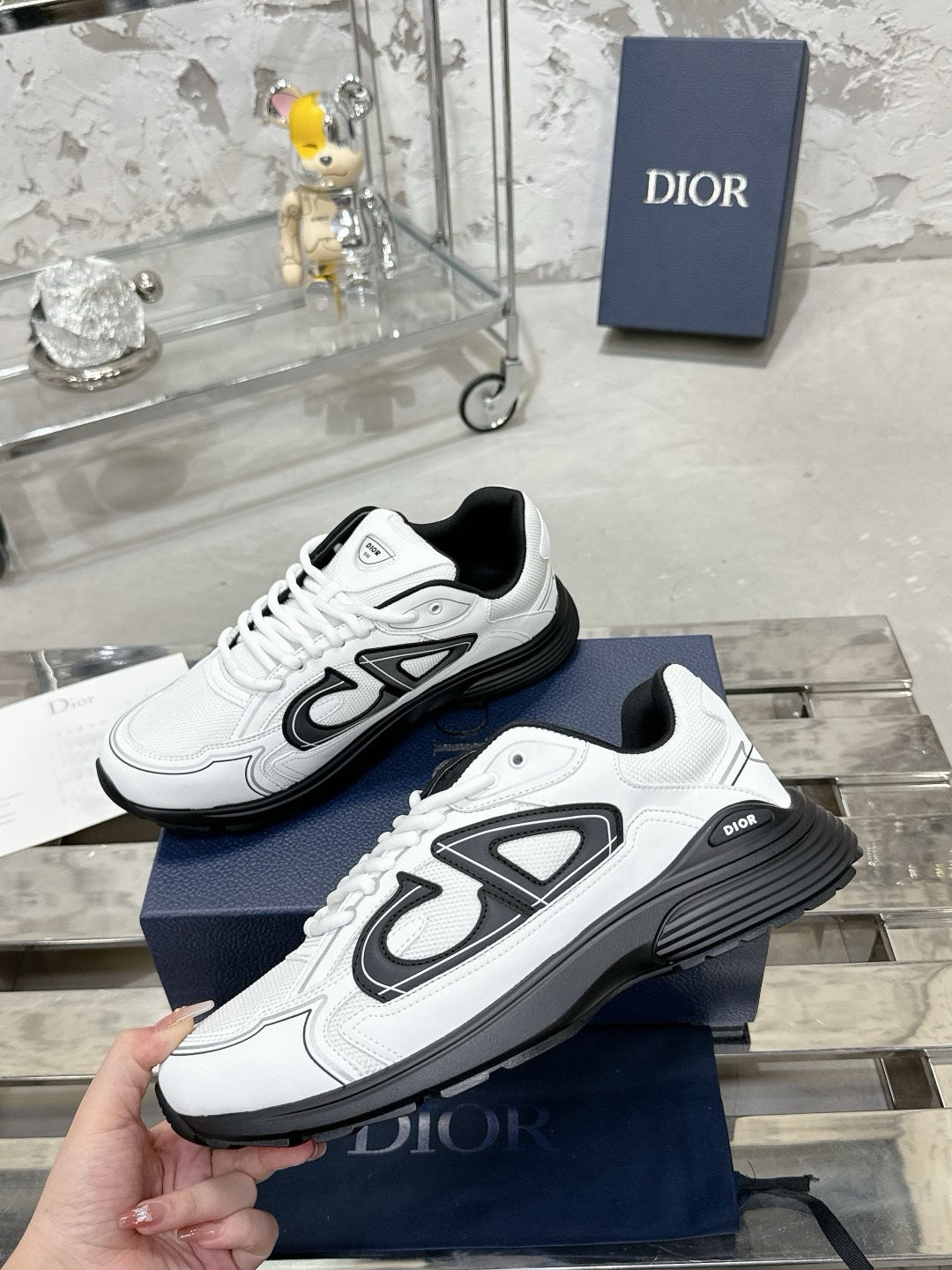 SNEAKERS DIOR B30 BLANC
