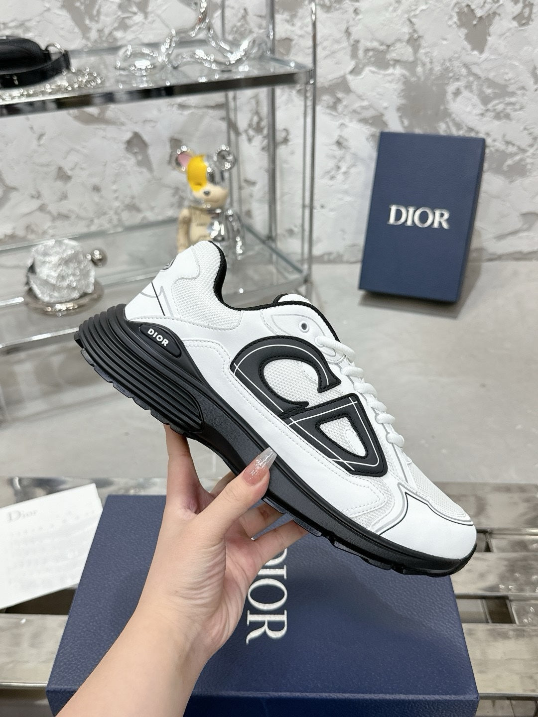 SNEAKERS DIOR B30 BLANC