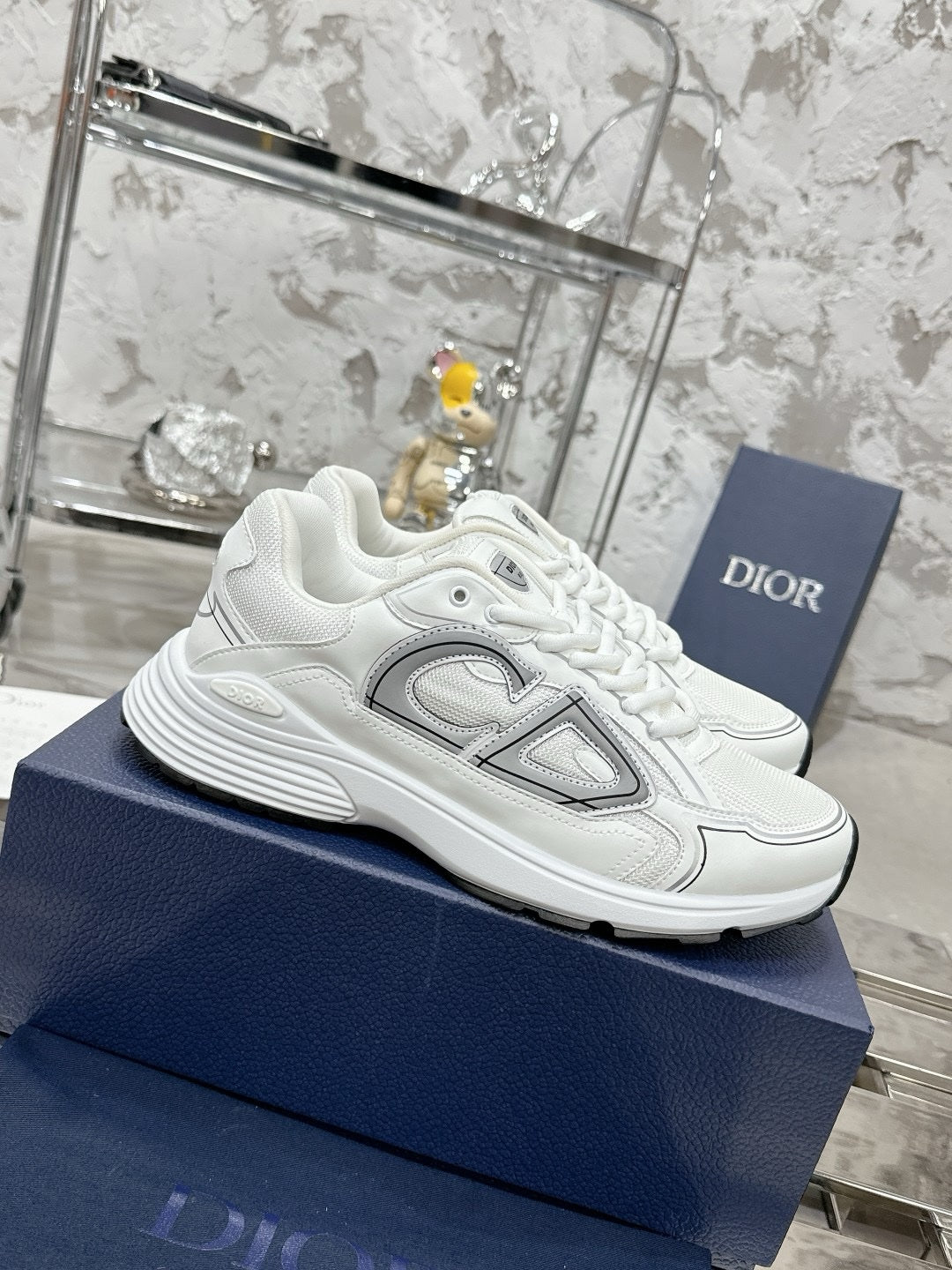 SNEAKERS DIOR B30 BLANC