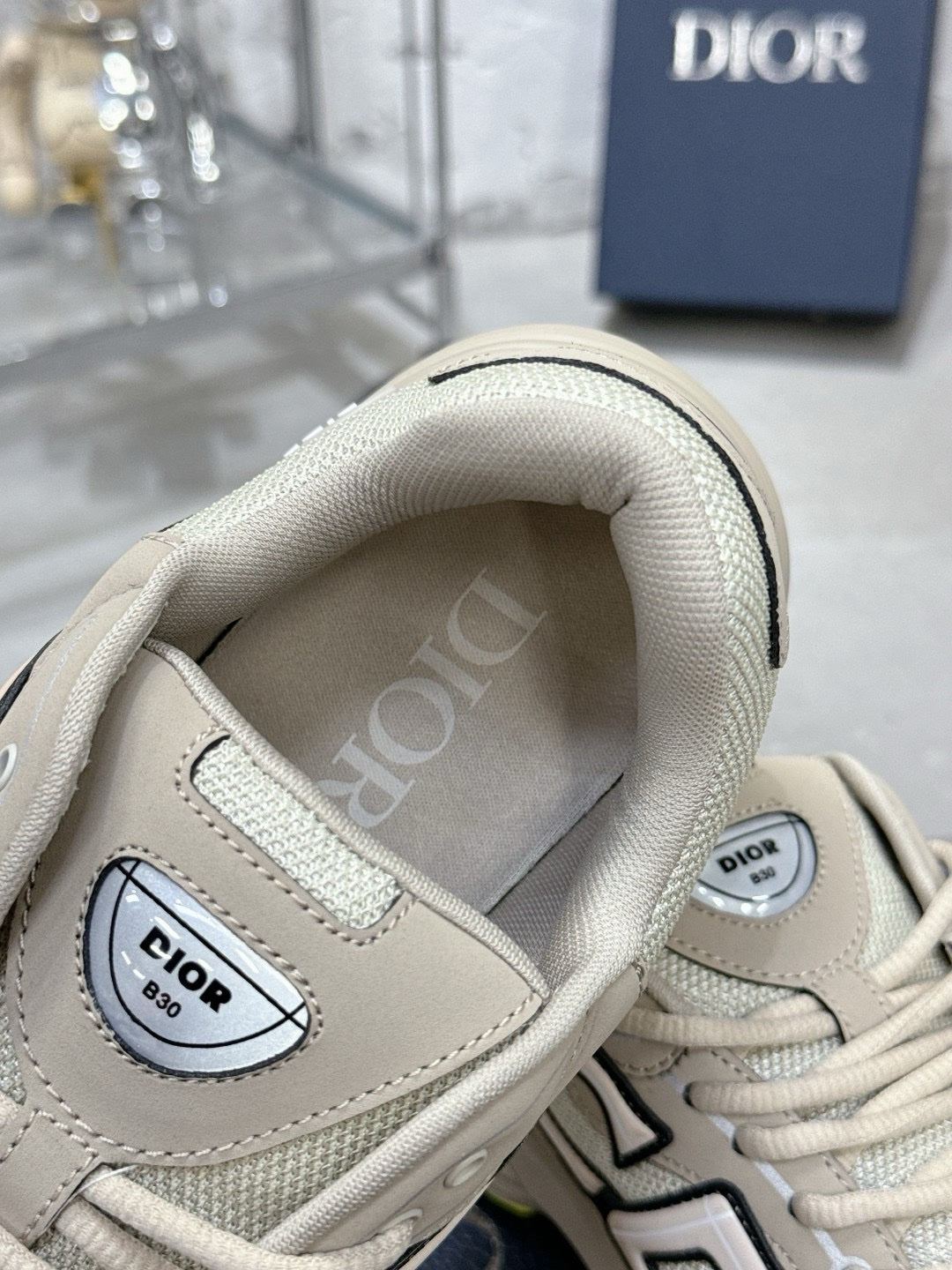 SNEAKERS DIOR B30 BEIGE