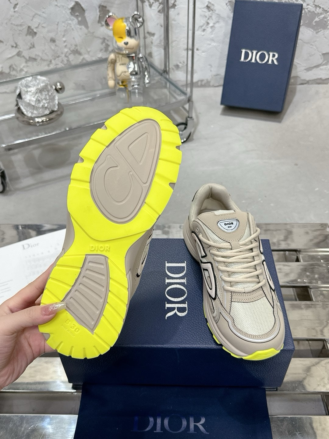 SNEAKERS DIOR B30 BEIGE