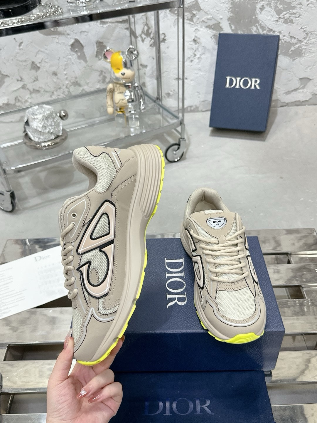 SNEAKERS DIOR B30 BEIGE
