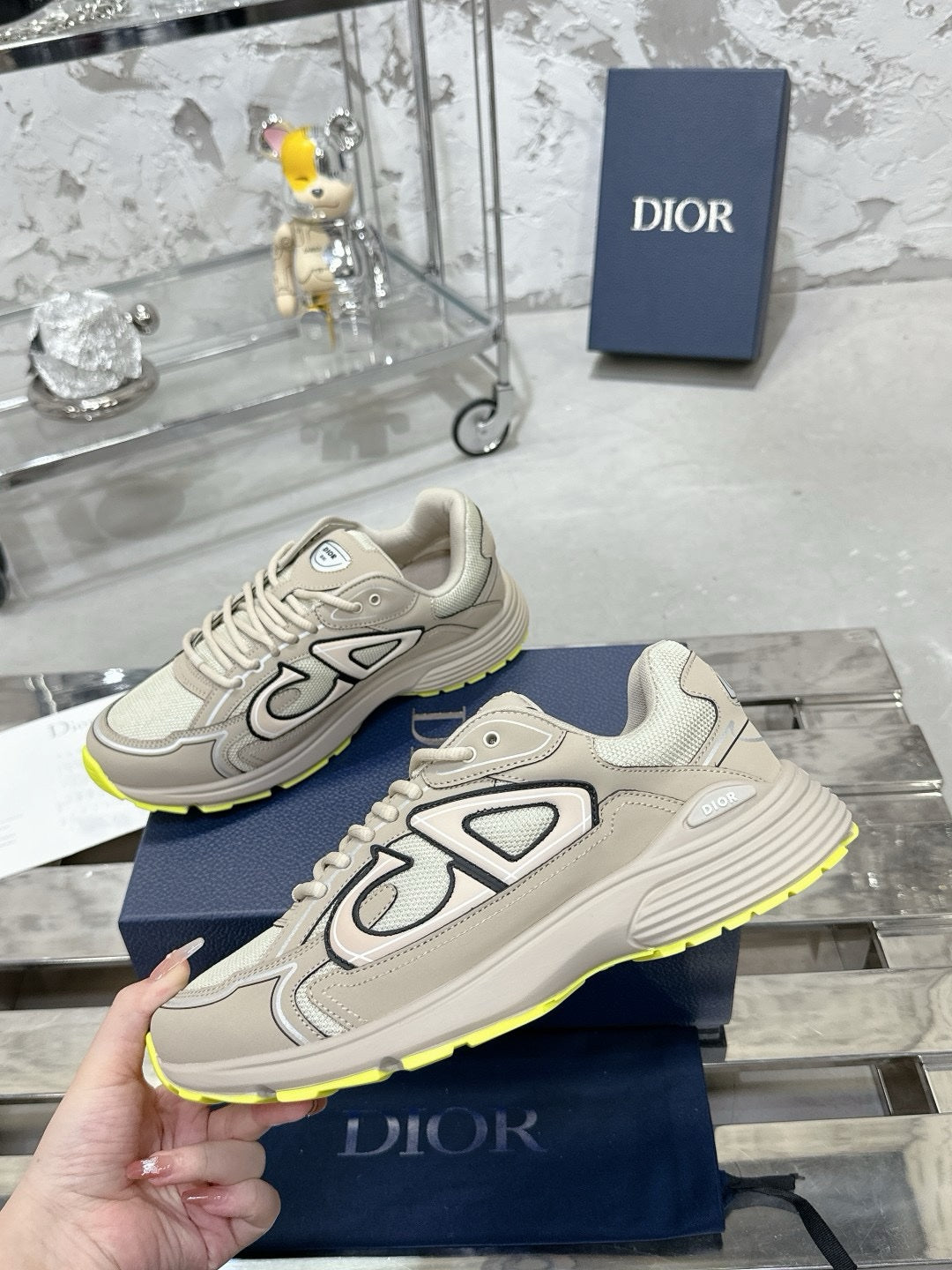 SNEAKERS DIOR B30 BEIGE