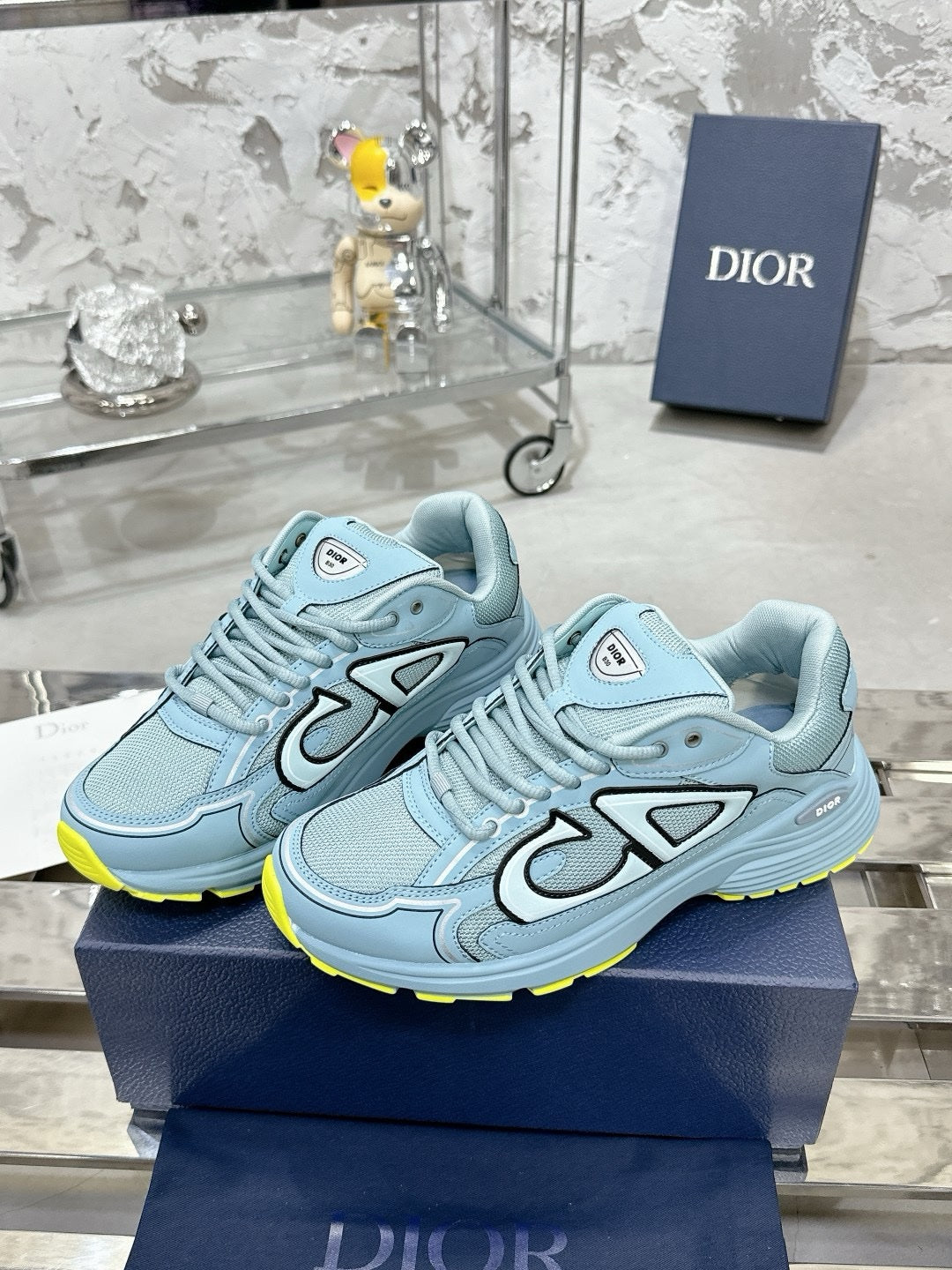 SNEAKERS DIOR B30 BLEU