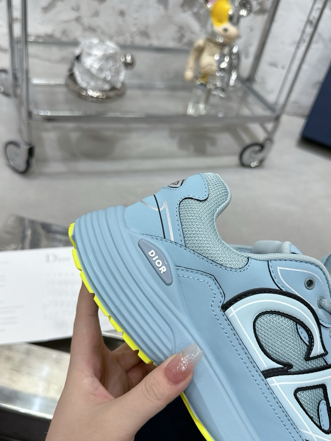 SNEAKERS DIOR B30 BLEU