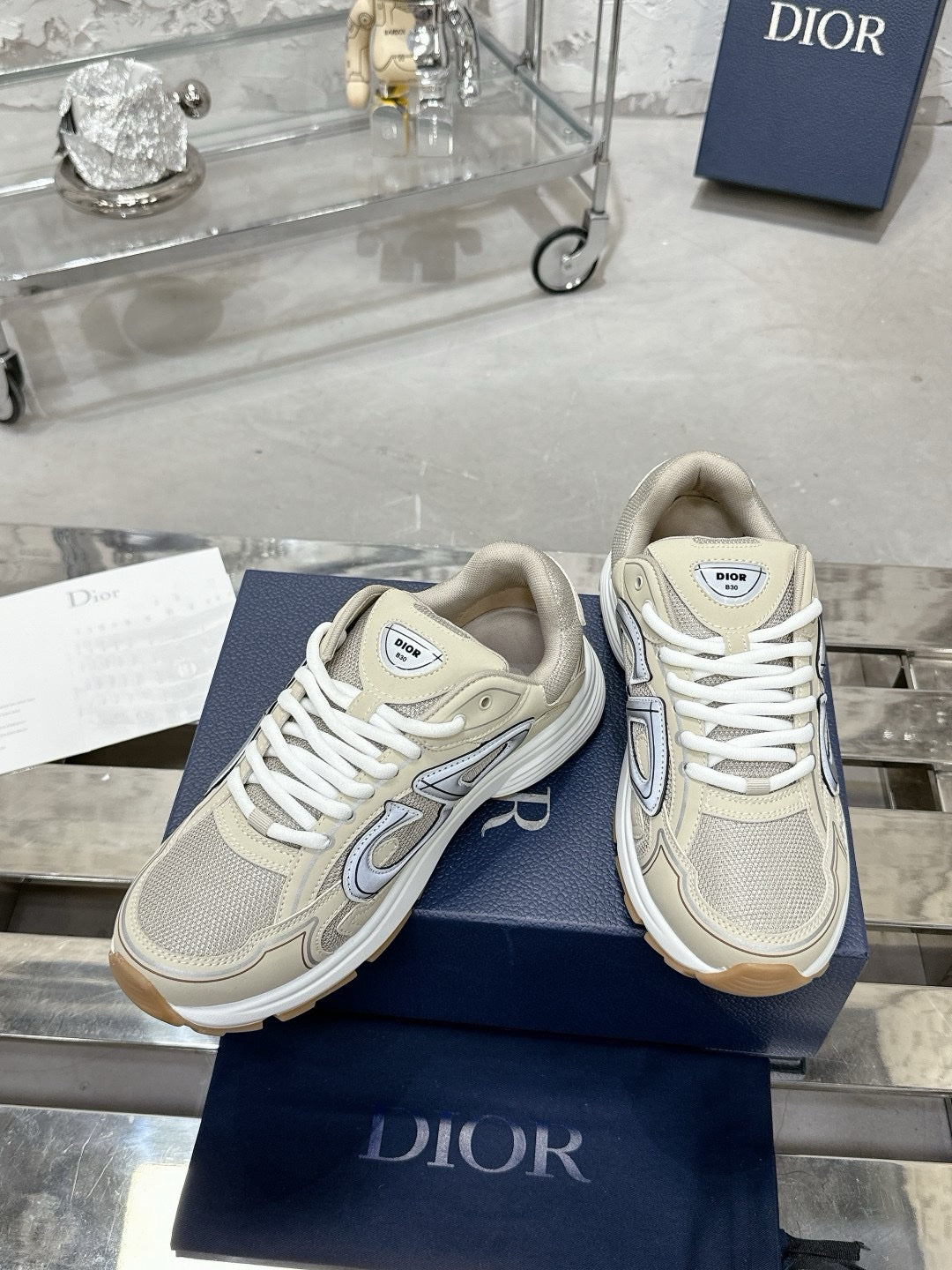 SNEAKERS DIOR B30 BEIGE
