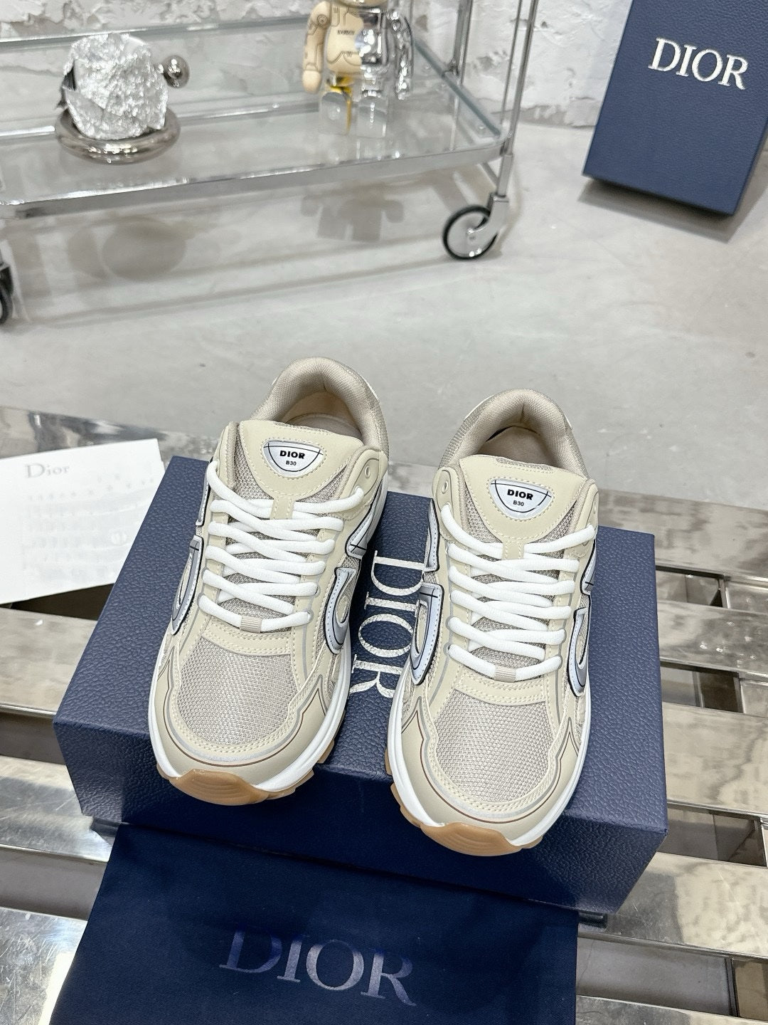 SNEAKERS DIOR B30 BEIGE