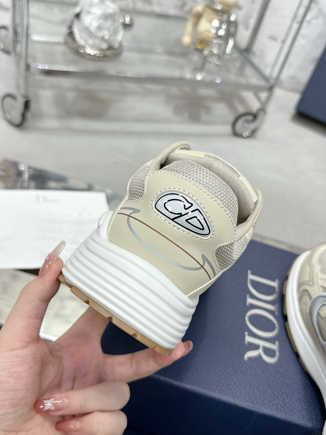 SNEAKERS DIOR B30 BEIGE