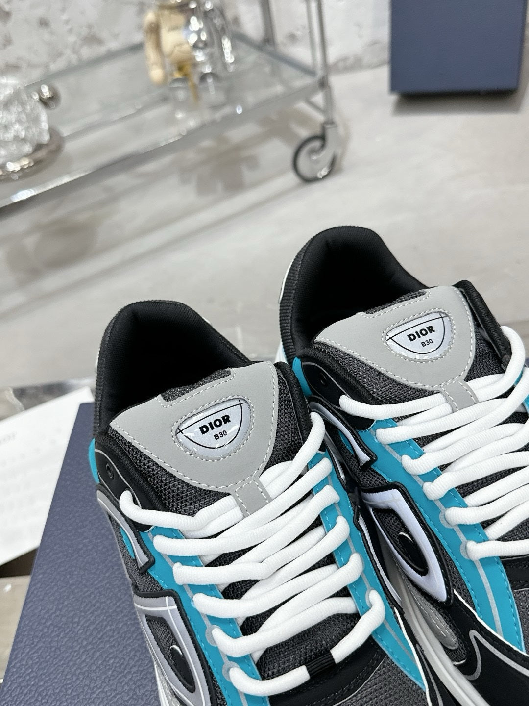 SNEAKERS DIOR B30 BLEU