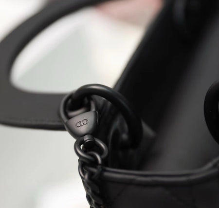 Sac A Main Lady Dior Mini Noir Ultra Matt
