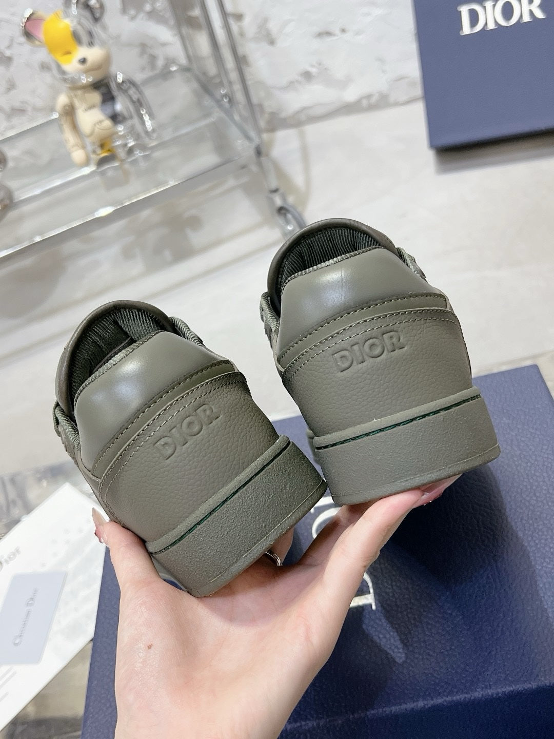 SNEAKERS DIOR B27 KAKI