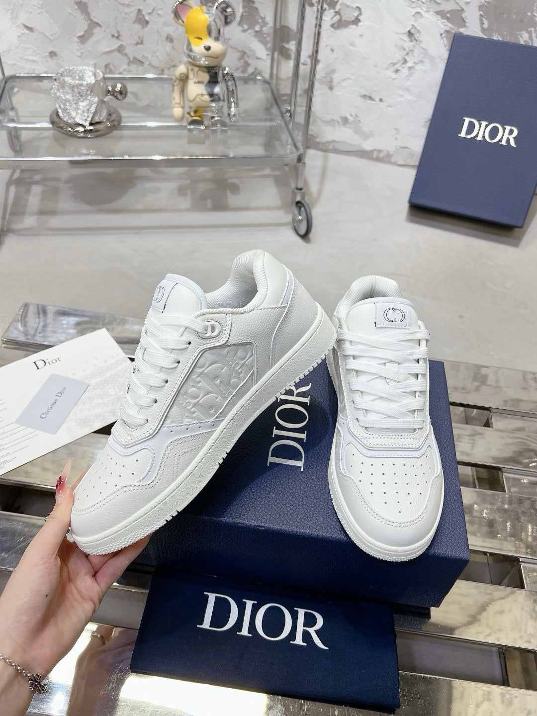 SNEAKERS DIOR B27 BLANC