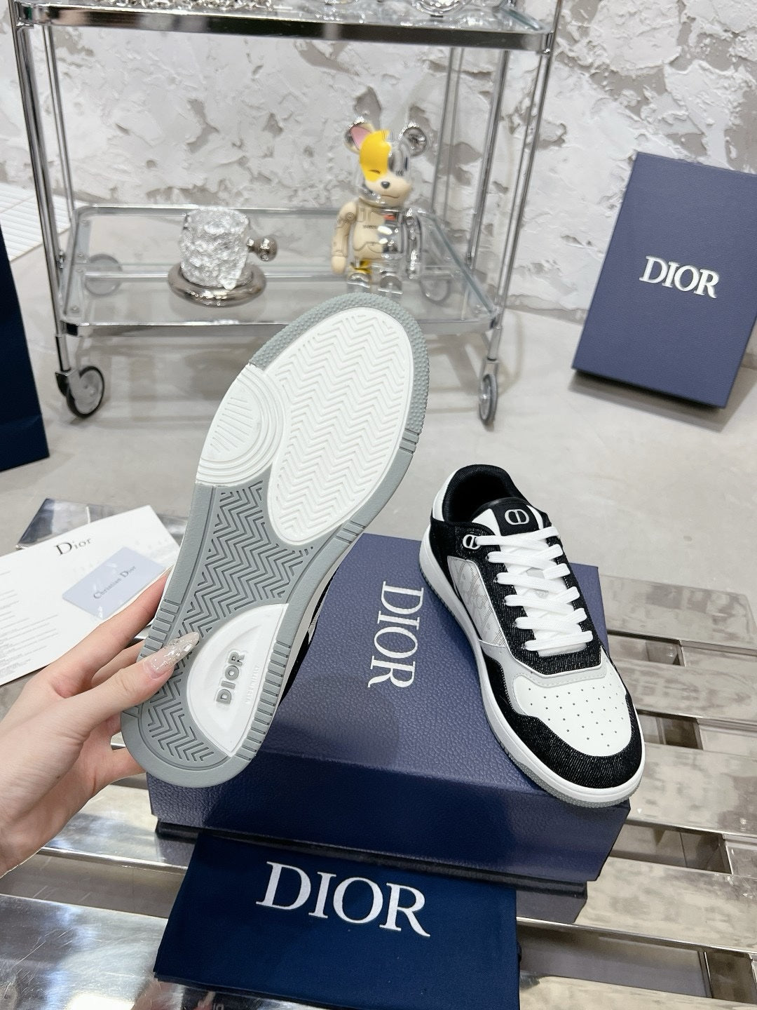 SNEAKERS DIOR B27 NOIR