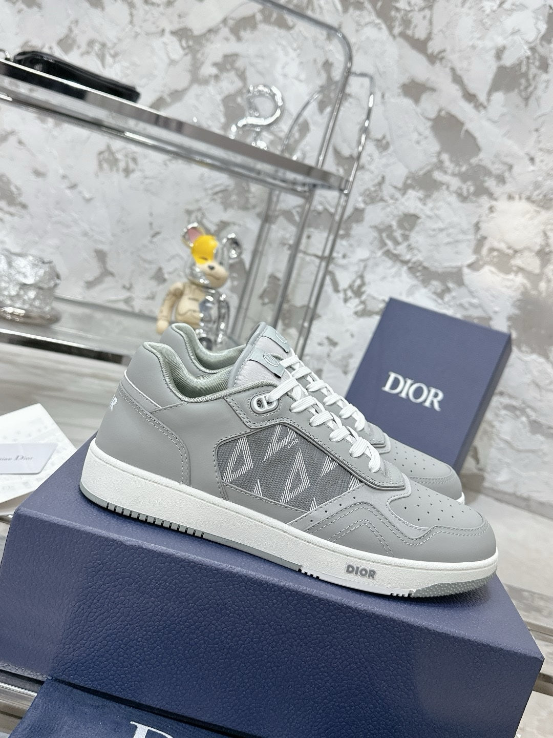 SNEAKERS DIOR B27 GRIS DIAMOND
