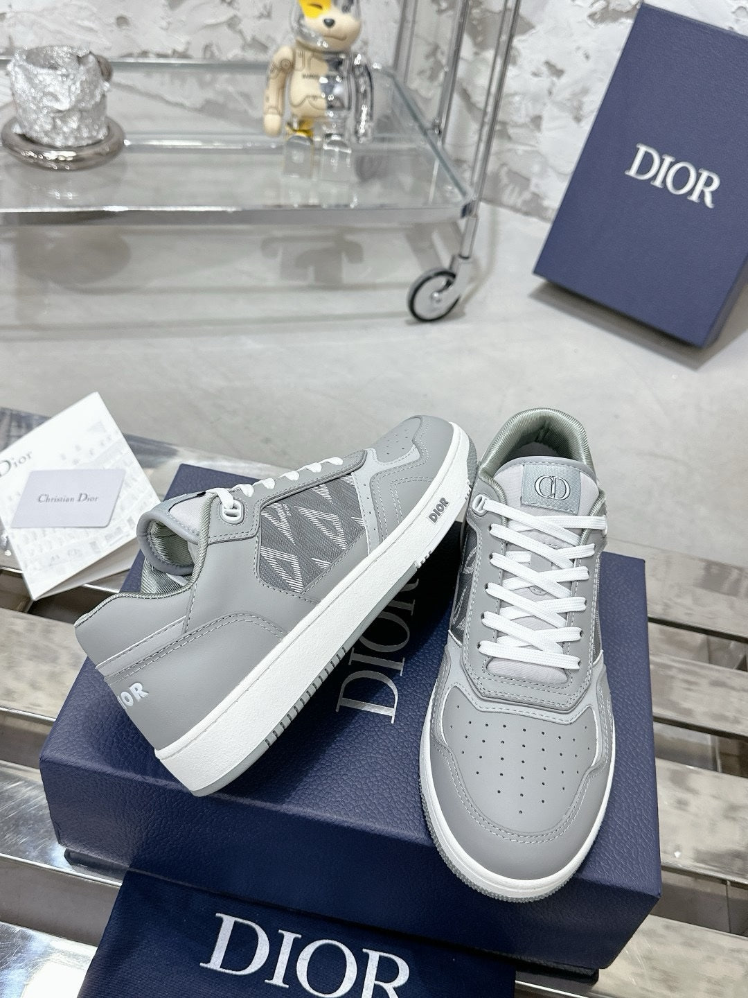 SNEAKERS DIOR B27 GRIS DIAMOND
