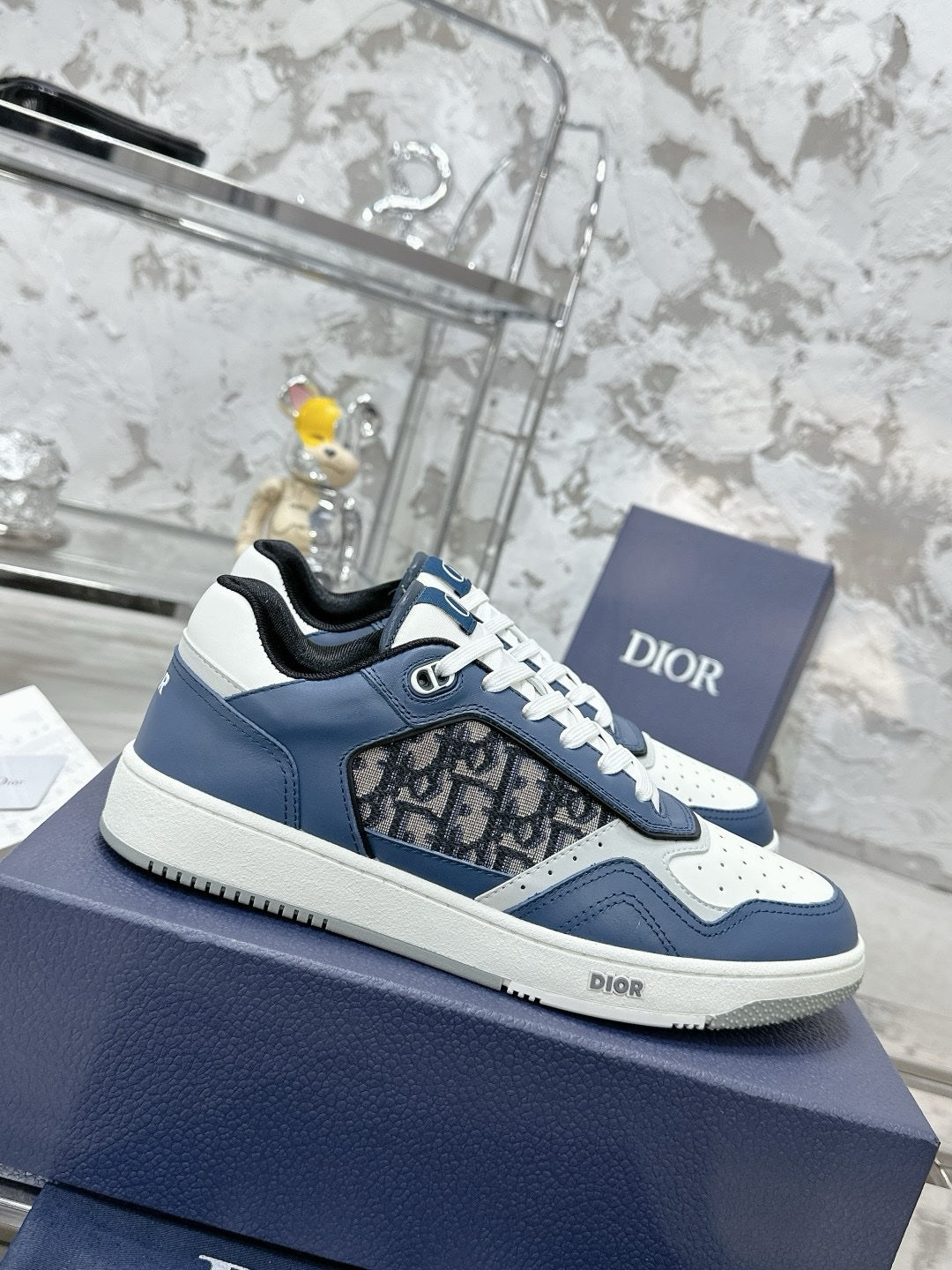 SNEAKERS DIOR B27 BLEU