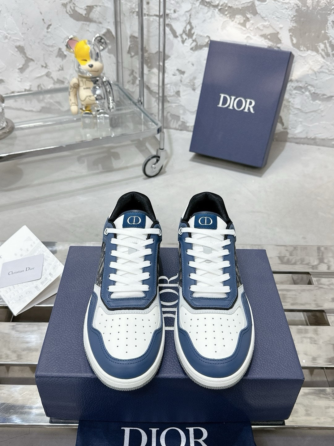 SNEAKERS DIOR B27 BLEU