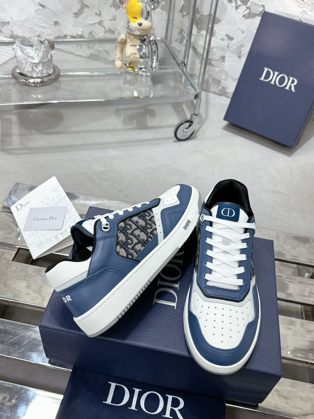 SNEAKERS DIOR B27 BLEU