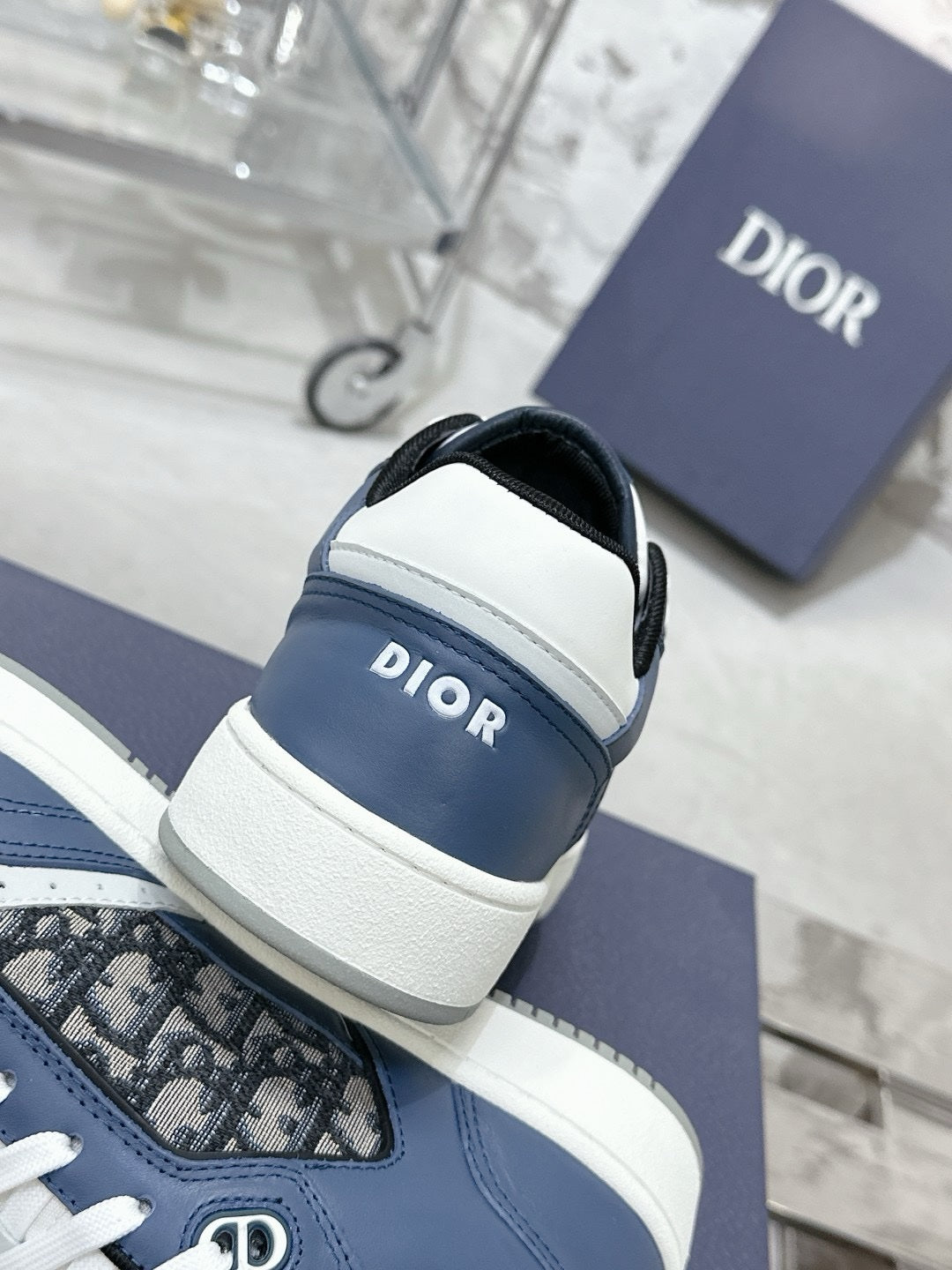 SNEAKERS DIOR B27 BLEU