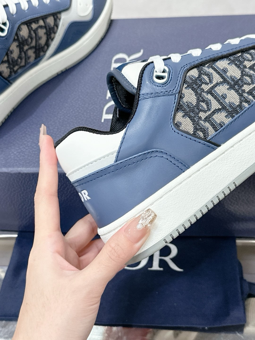 SNEAKERS DIOR B27 BLEU
