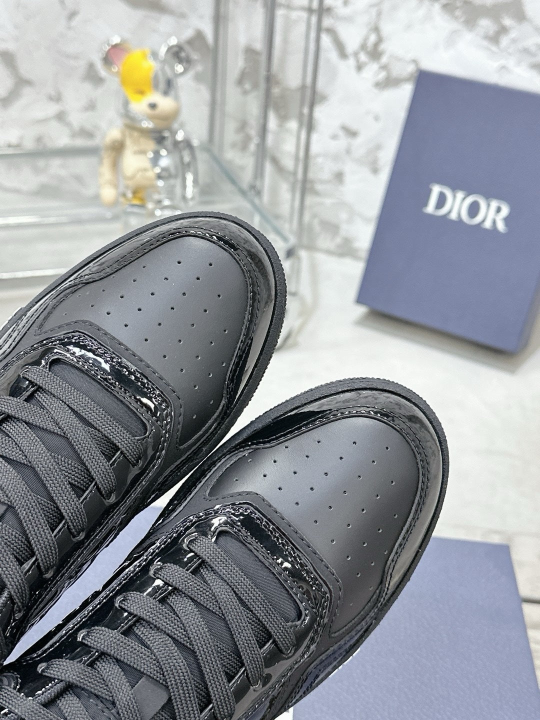SNEAKERS DIOR B27 NOIR GLOSSY