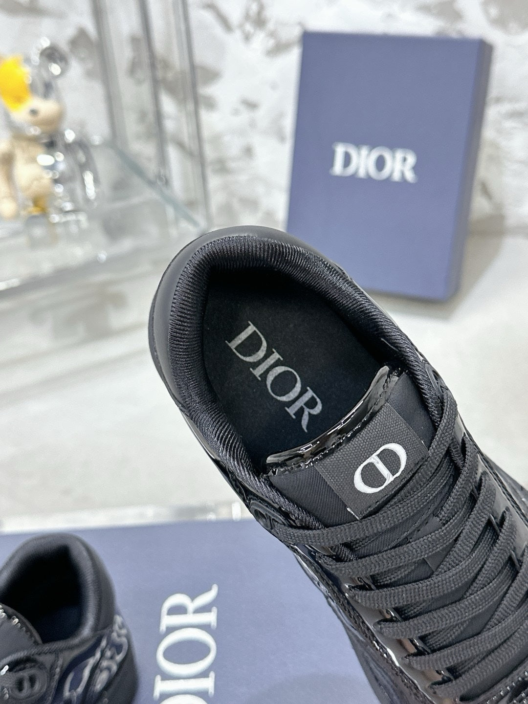 SNEAKERS DIOR B27 NOIR GLOSSY