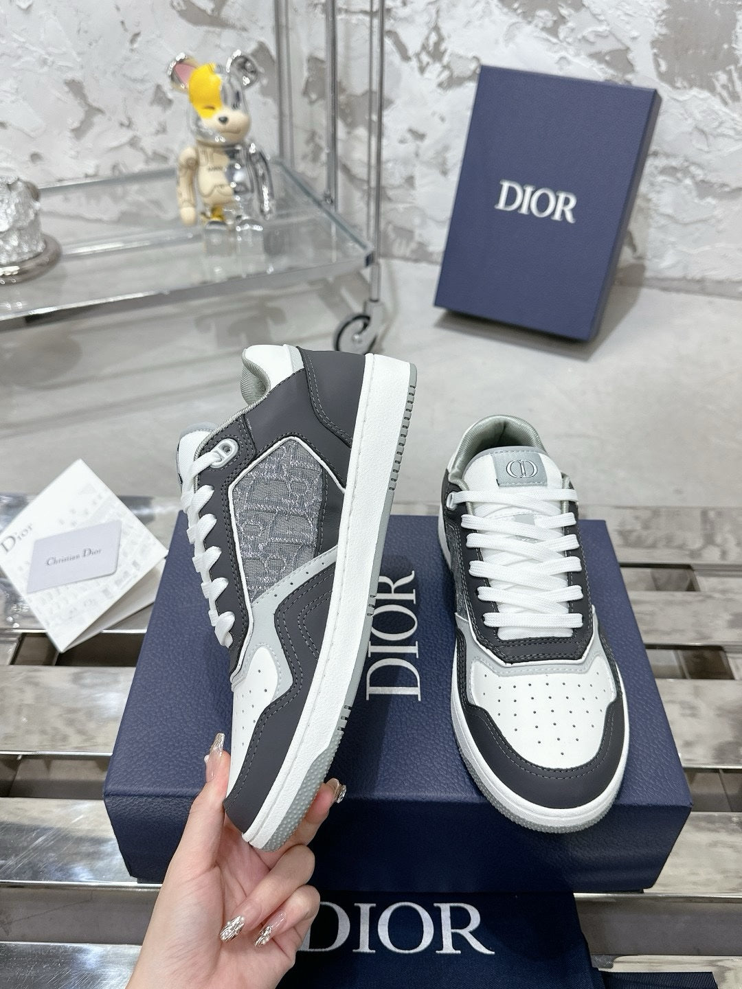 SNEAKERS DIOR B27 GRIS