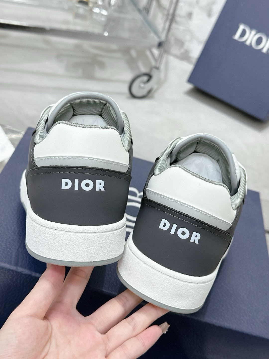 SNEAKERS DIOR B27 GRIS