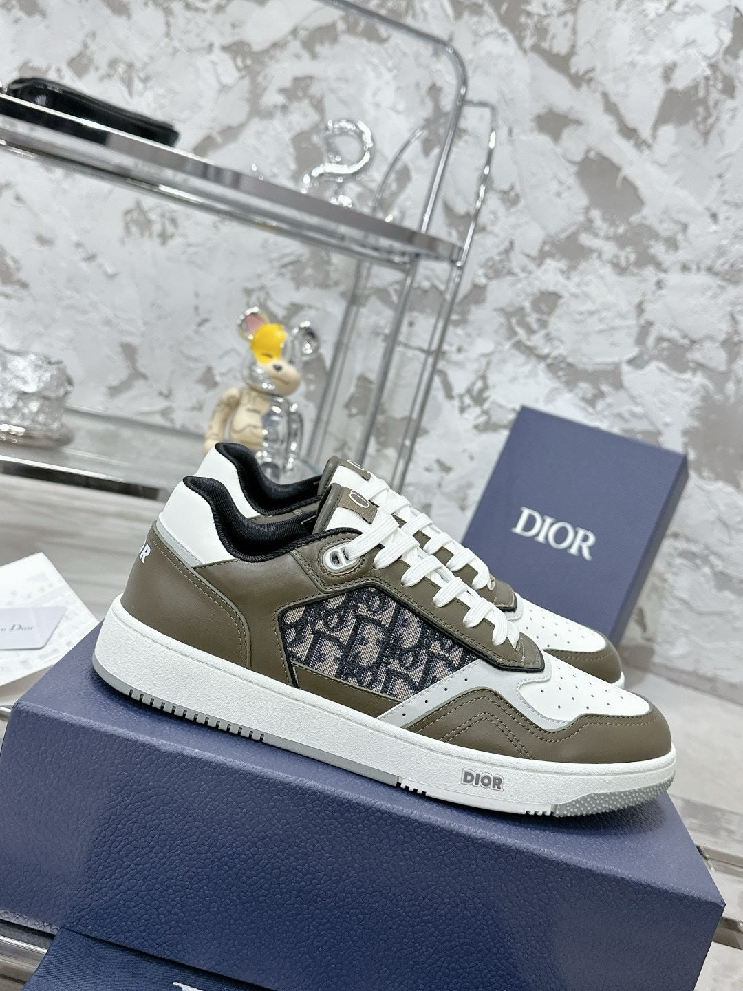 SNEAKERS DIOR B27 KAKI