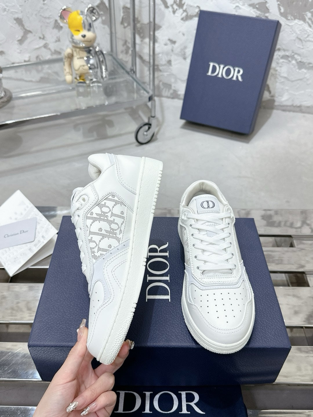 SNEAKERS DIOR B27 BLANC
