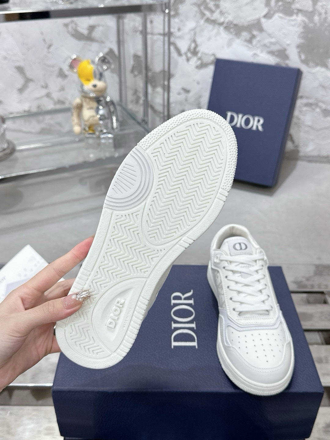 SNEAKERS DIOR B27 BLANC
