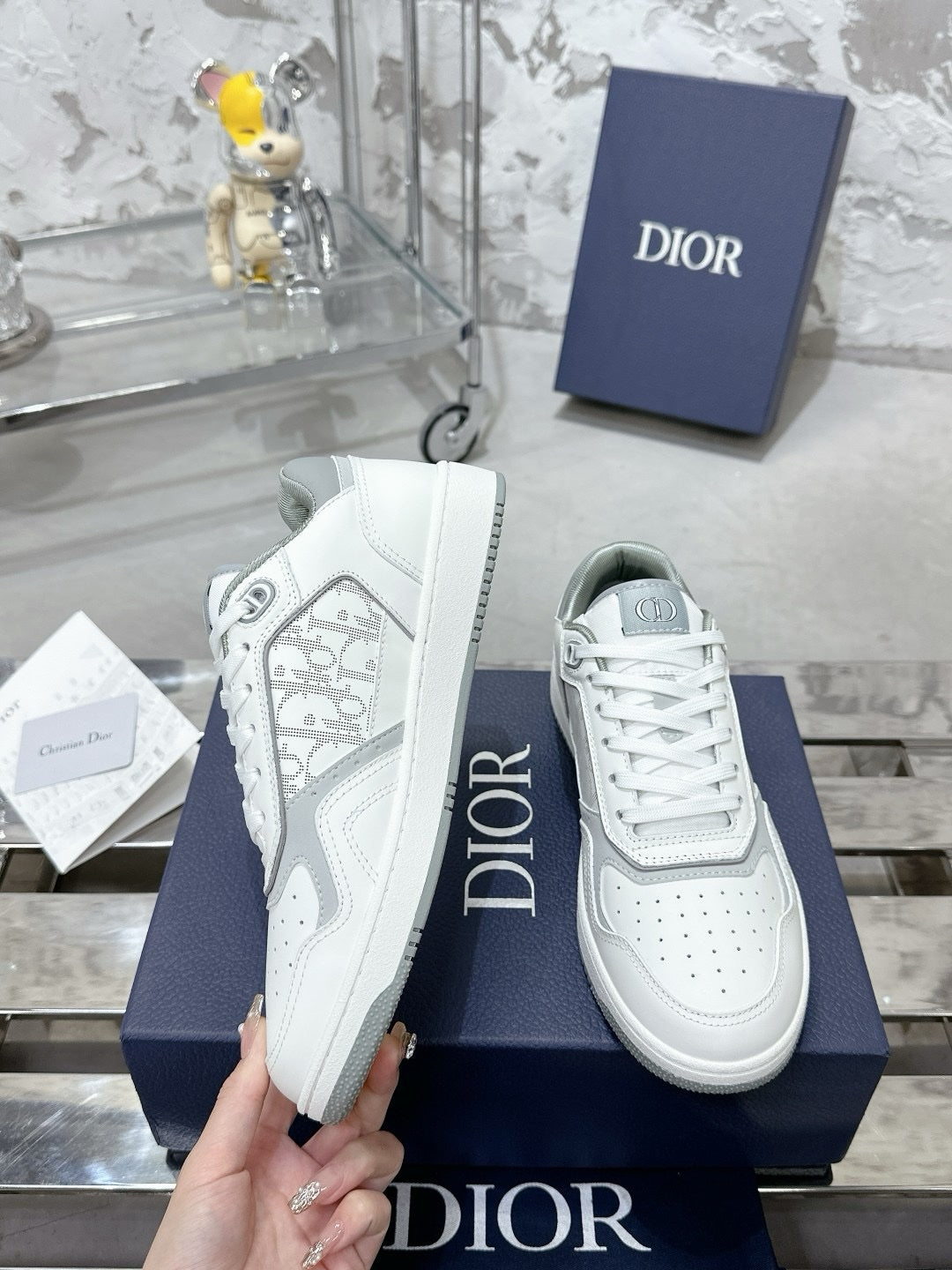 SNEAKERS DIOR B27 BLANC